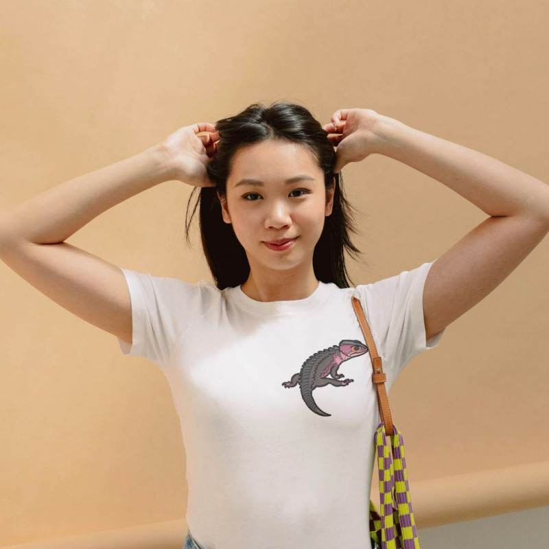 Embroidered Unisex's Shirt ''Skink''