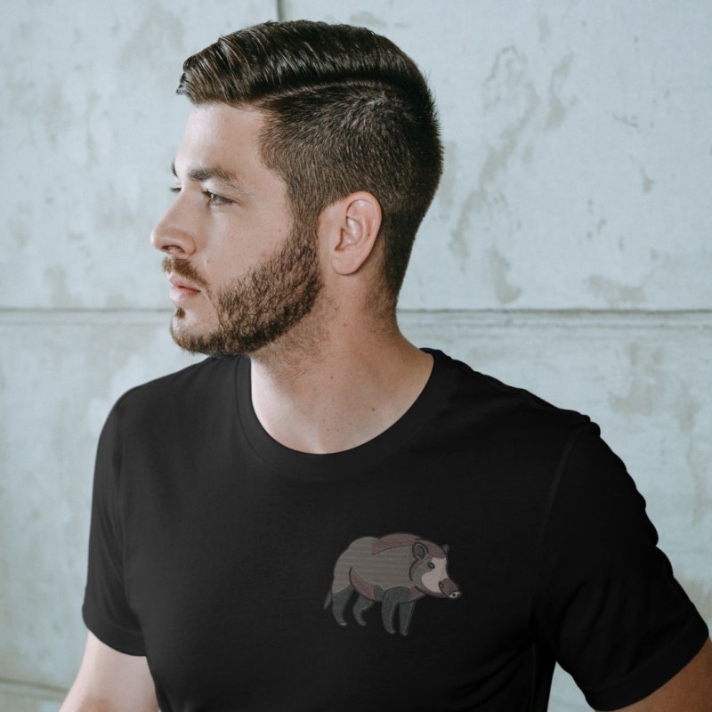 Embroidered Unisex's Shirt ''Boar''