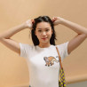 Embroidered Women's Shirt ''Squirrel Monkey''