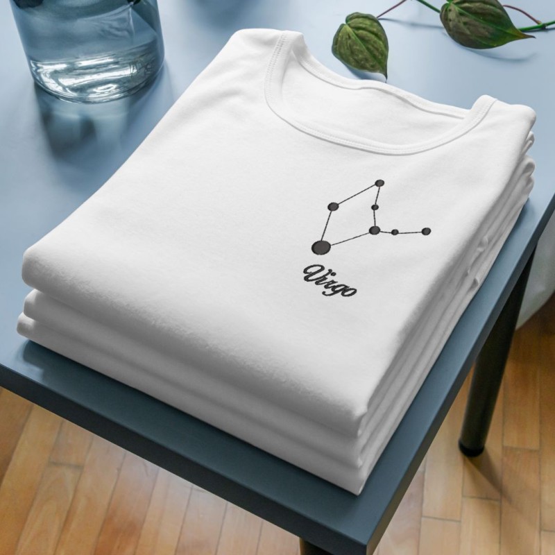 Embroidered Unisex's Shirt ''Virgo''