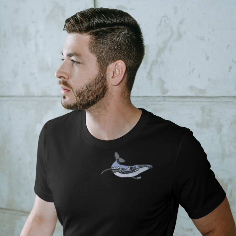 Embroidered Unisex's Shirt ''Whale''