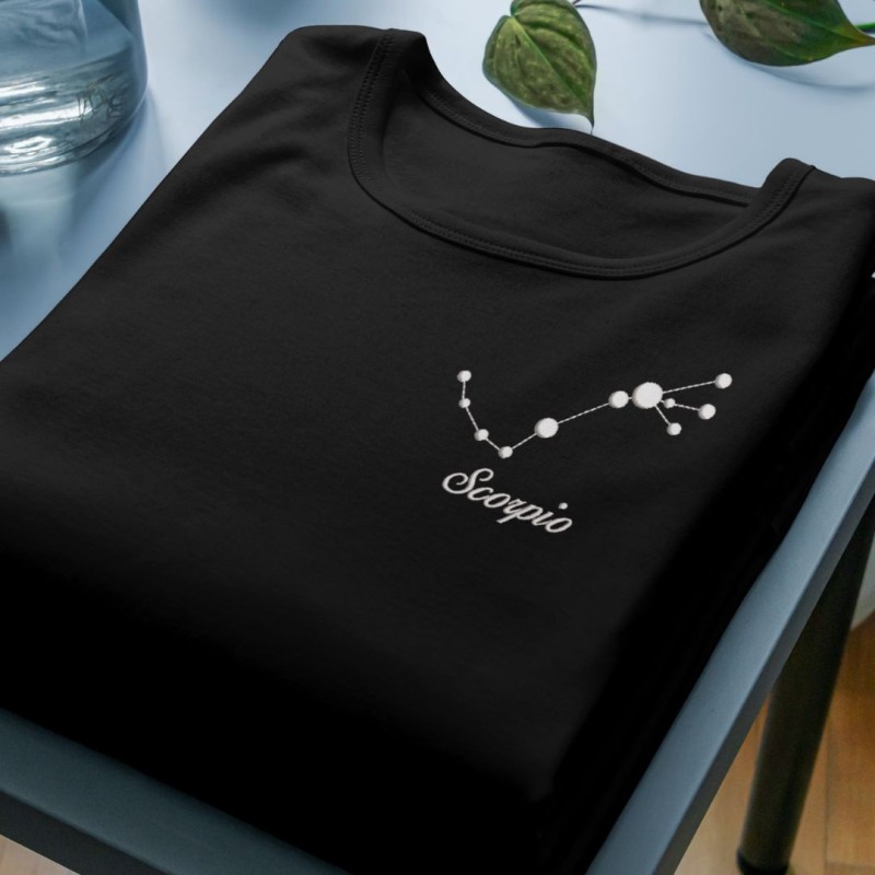 Embroidered Unisex's Shirt ''Scorpio''