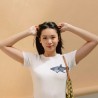 Embroidered Women's Shirt ''Shark''