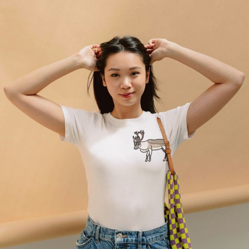 Embroidered Women's Shirt ''Reindeer''