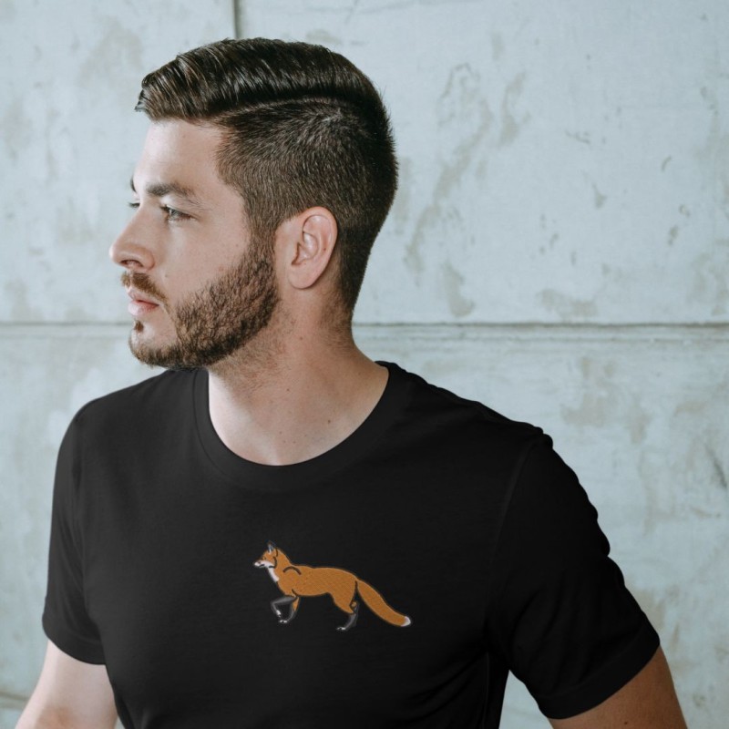 Embroidered Unisex's Shirt ''Fox''