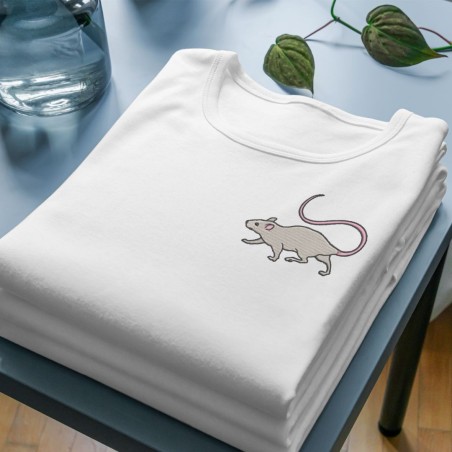 Embroidered Unisex's Shirt ''Rat''