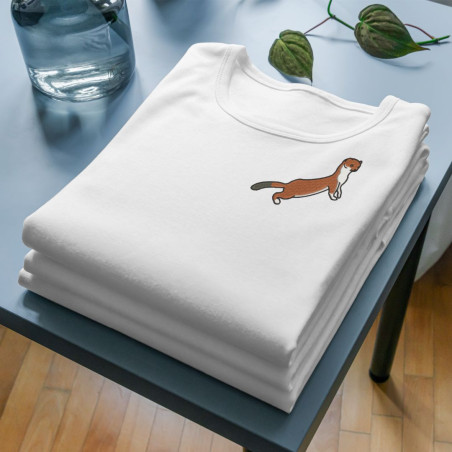 Embroidered Unisex's Shirt ''Weasel''