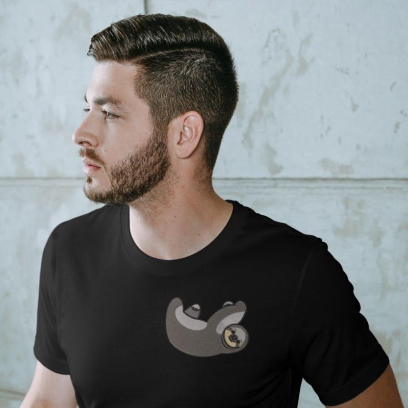 Embroidered Unisex's Shirt ''Sloth''