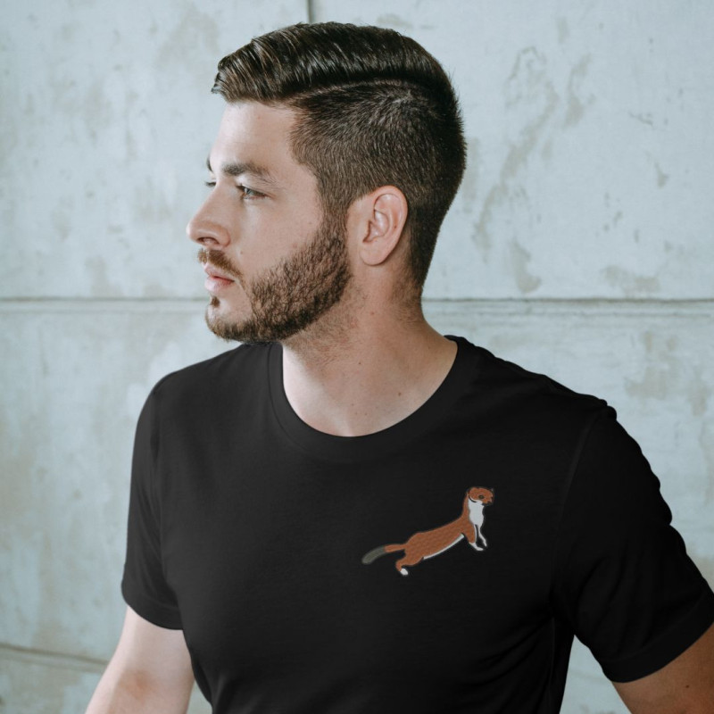 Chandail brodé Unisexe ''Belette''